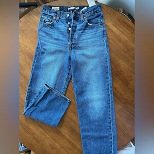 Levi’s rib cage straight jeans